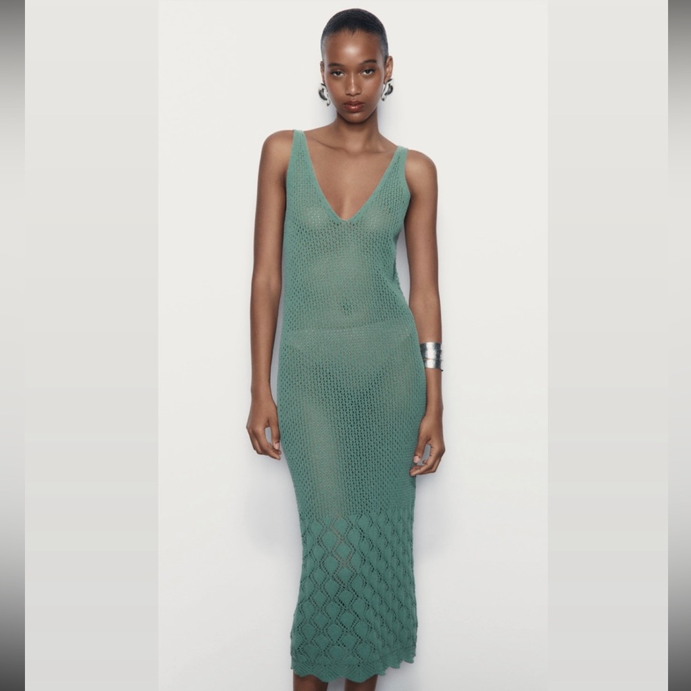 Strappy Chenille Dress / beach cover up